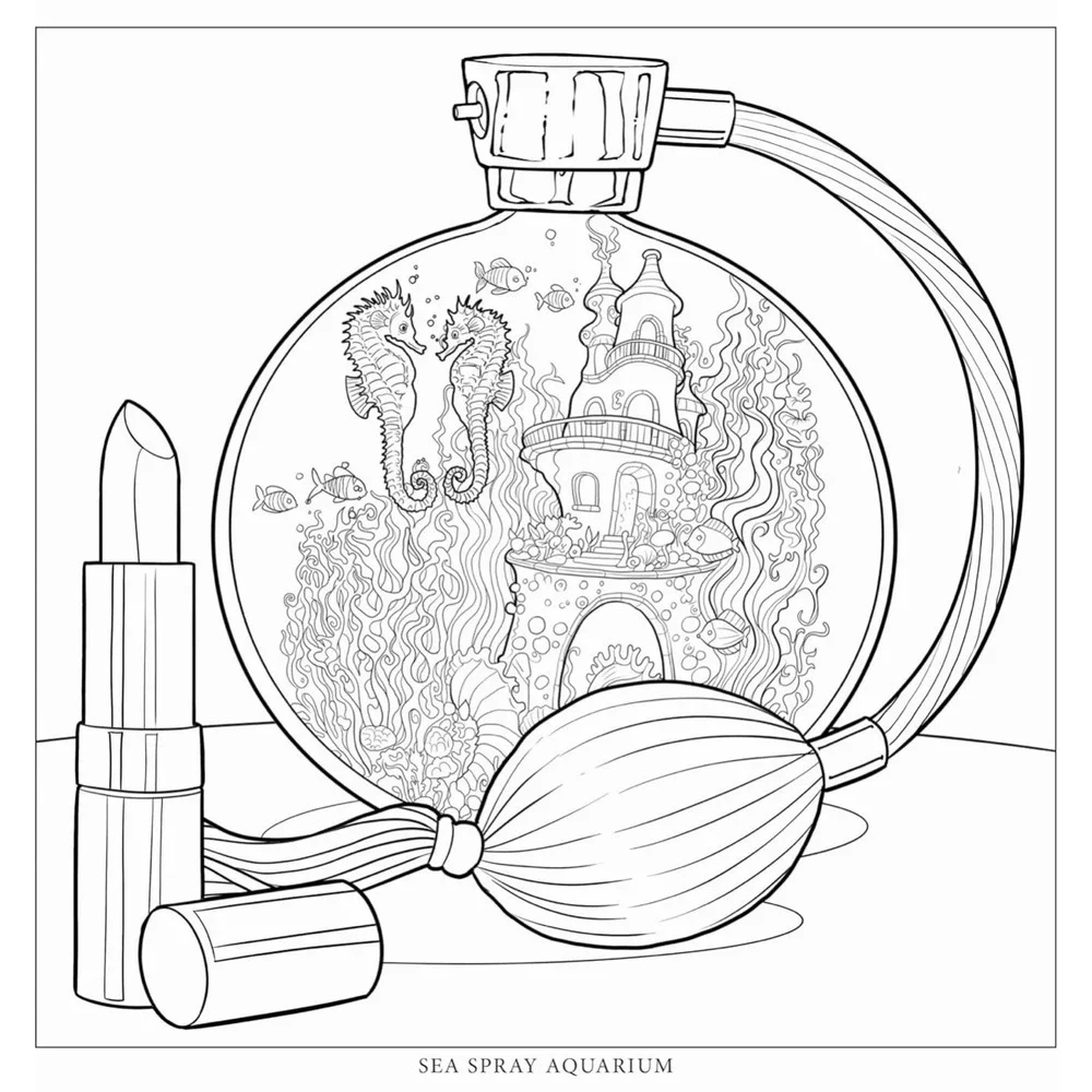 Tiny Worlds - Pocket Pets : An Artist's Coloring Book of Itty-bitty Animals, NEW